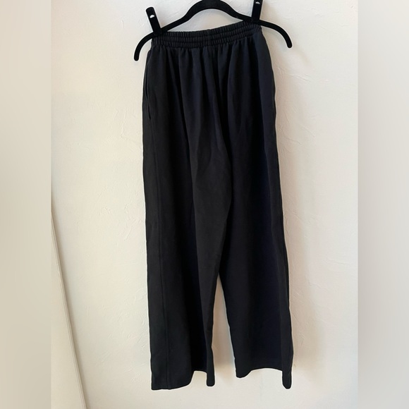 🖤RARE SKIMS BOYFRIEND FLEECE PANTS SWEATPANTS IN ONYX XS S - Picture 6 of 6